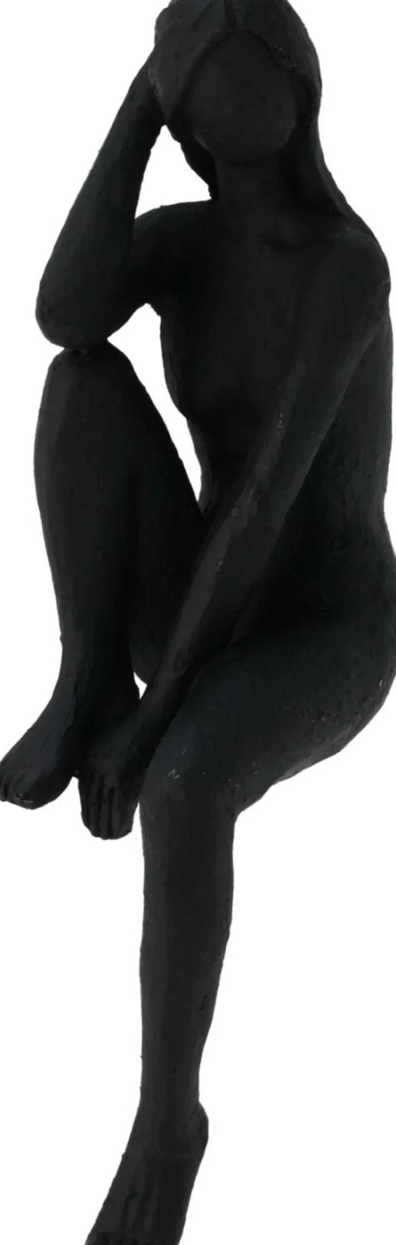 Figurine décorative femme assise sur le rebord DEKO