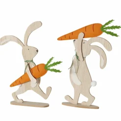 Figurine lièvre avec carotte KAMMERON