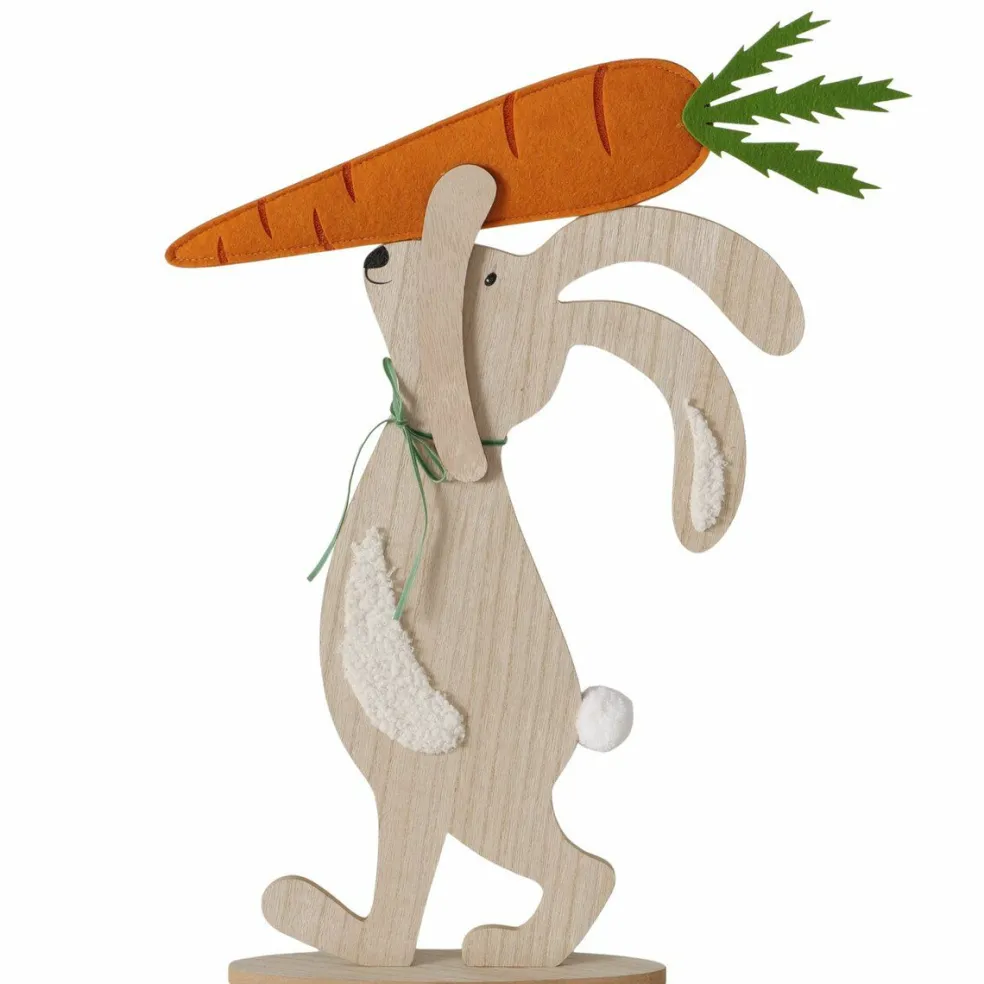 Figurine lièvre avec carotte KAMMERON