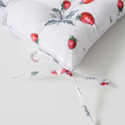 Boltze Coussins<Galette de chaise motif fraises EMILY