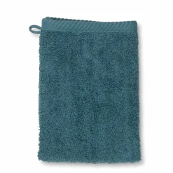 Gant de toilette bleu pétrole LADESSA