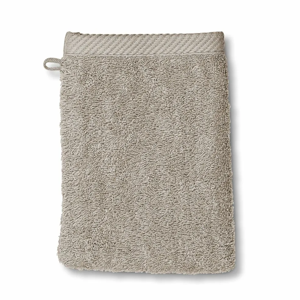 Gant de toilette gris argent LADESSA