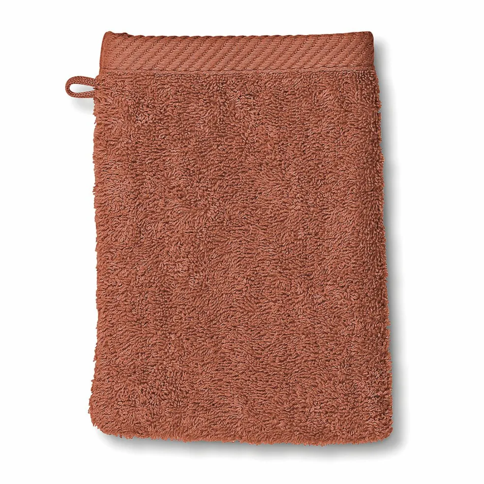 Gant de toilette terracotta LADESSA