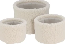 Grand panier aspect peluche EH