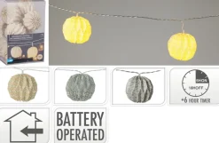 Guirlande lumineuse lampions DEKO