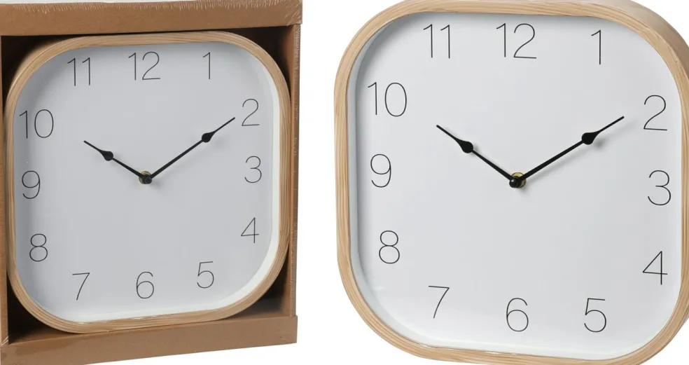 Horloge aspect bois EH