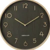 Koopman Horloges<Horloge murale aspect bois EH