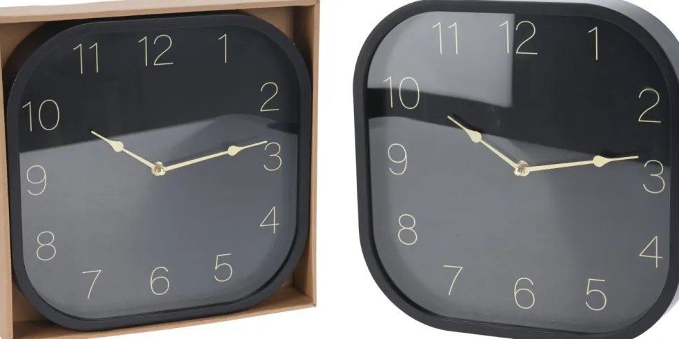 Horloge murale carrée EH