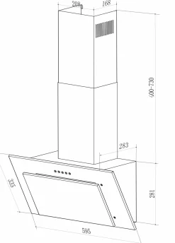 PKM Appareils Électroménagers|Appareils Électroménagers<Hotte inclinée S13-60BBPY