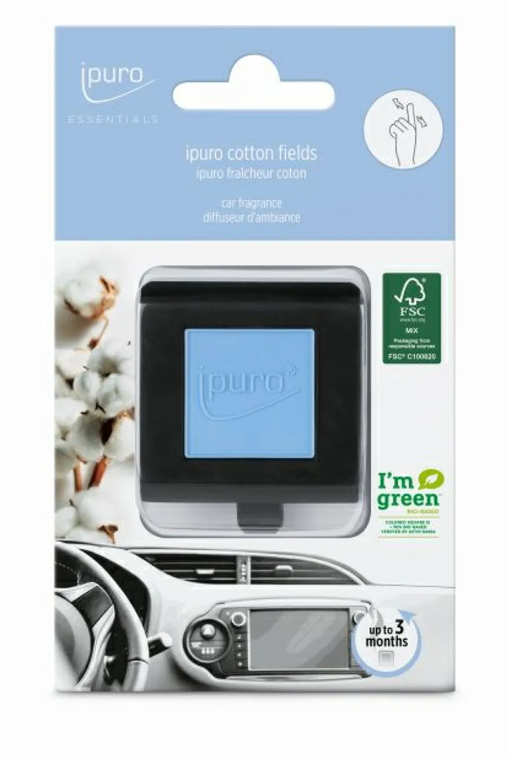 Ipuro Parfum D'Ambiance<Car Line COTTON FIELDS