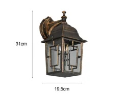 Trio Leuchten Lampes D'Allées<Lampe murale VOLTURNO