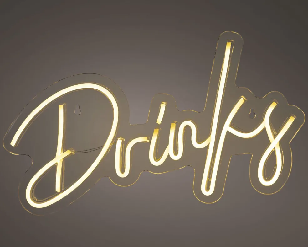 LED néon avec inscription Drinks NEON