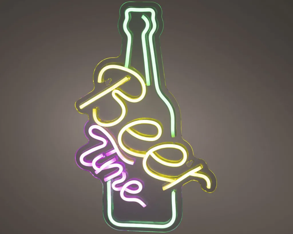 Kaemingk Lampes Décoratives|Appliques Murales<LED néon décoration murale Beer Time NEON