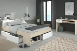 Parisot Lits Double|Lits Avec Rangement<Lit avec bureau MOST 61