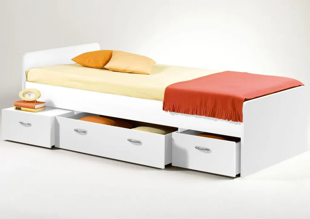 Enfant Pol-Power Lits Simple|Lits Pour Enfants Et Adolescents<Lit avec rangement 90 x 200 cm BORO