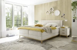 BRW Lits Double|Lits Boxspring<Lit boxspring AALBORG 8
