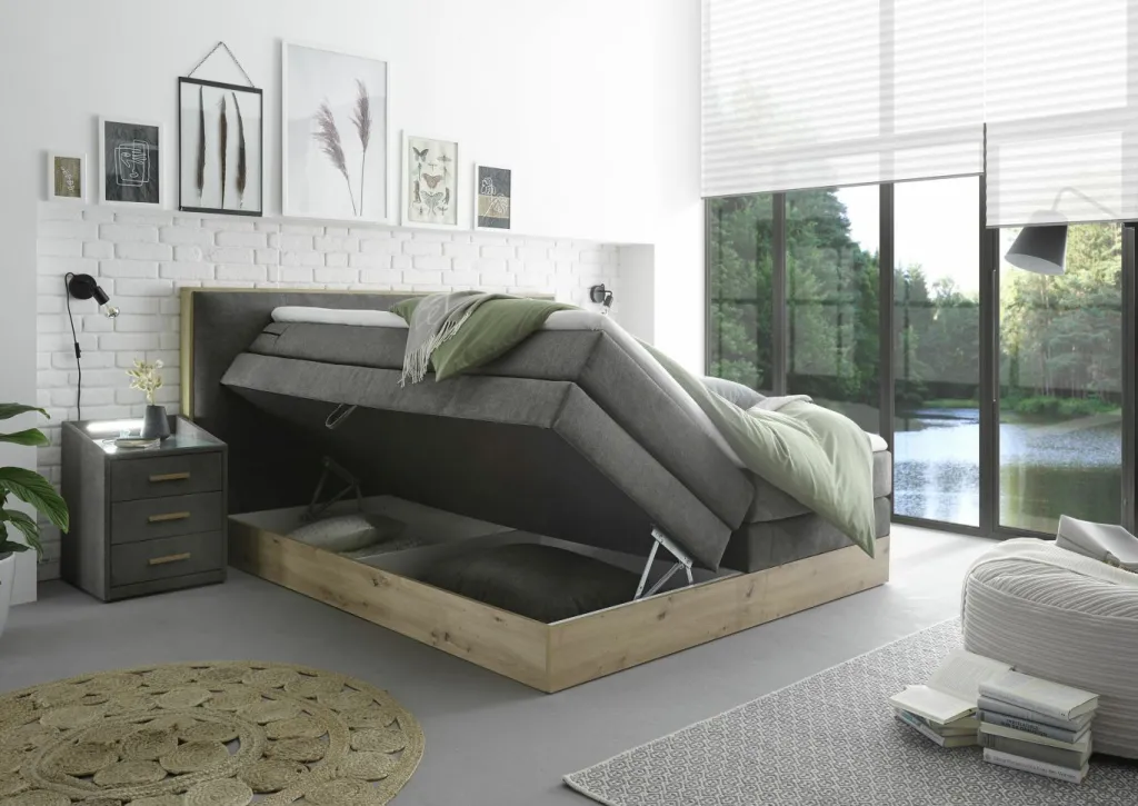 BRW Lits Boxspring|Lits Double<Lit boxspring PRESTON 6