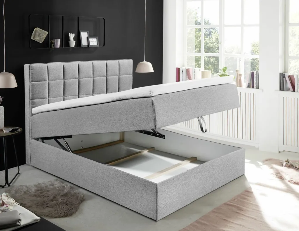 BRW Lits Rembourrés|Lits Boxspring<Lit coffre ALASKA 6