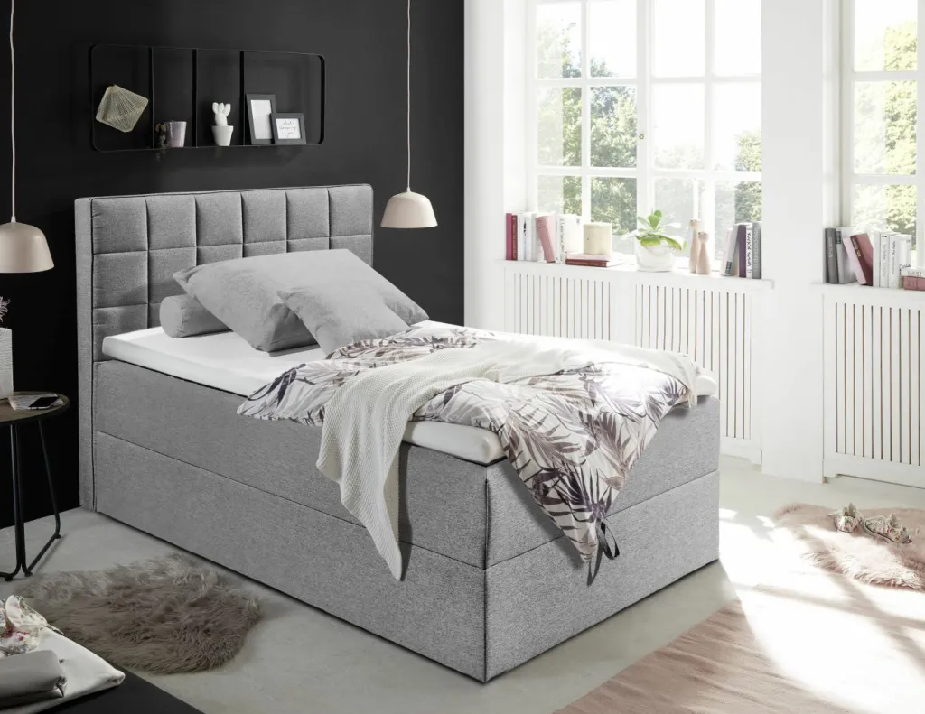 BRW Lits Simple|Lits Rembourrés<Lit coffre ALASKA 6