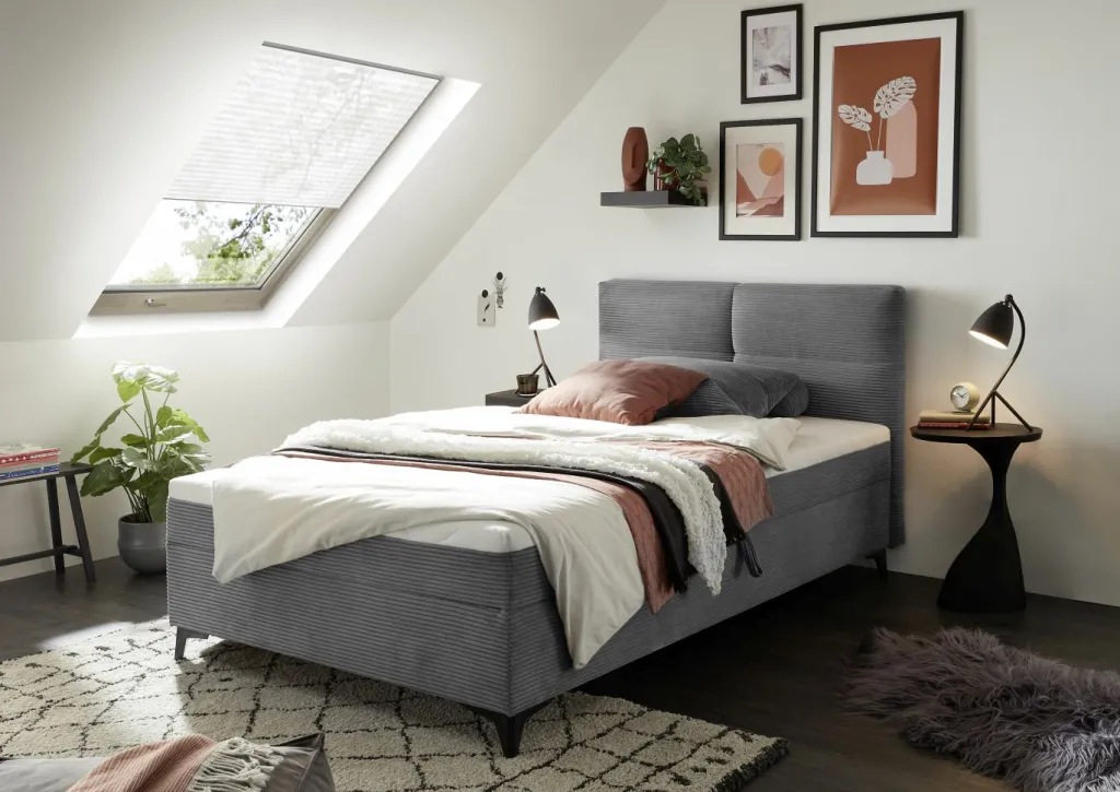 ED-Lifestyle Lits Simple|Lits Rembourrés<Lit coffre ANDON 1