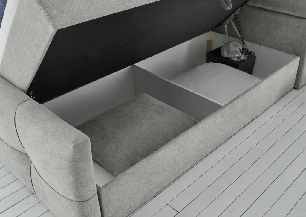 BRW Lits Rembourrés|Lits Boxspring<Lit coffre REDMOND 6