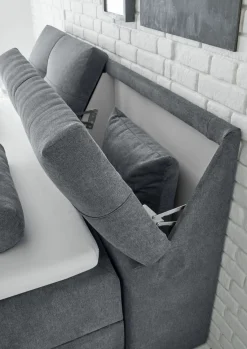 BRW Lits Rembourrés|Lits Boxspring<Lit coffre REDMOND 6