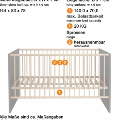 Lit de bébé MATS