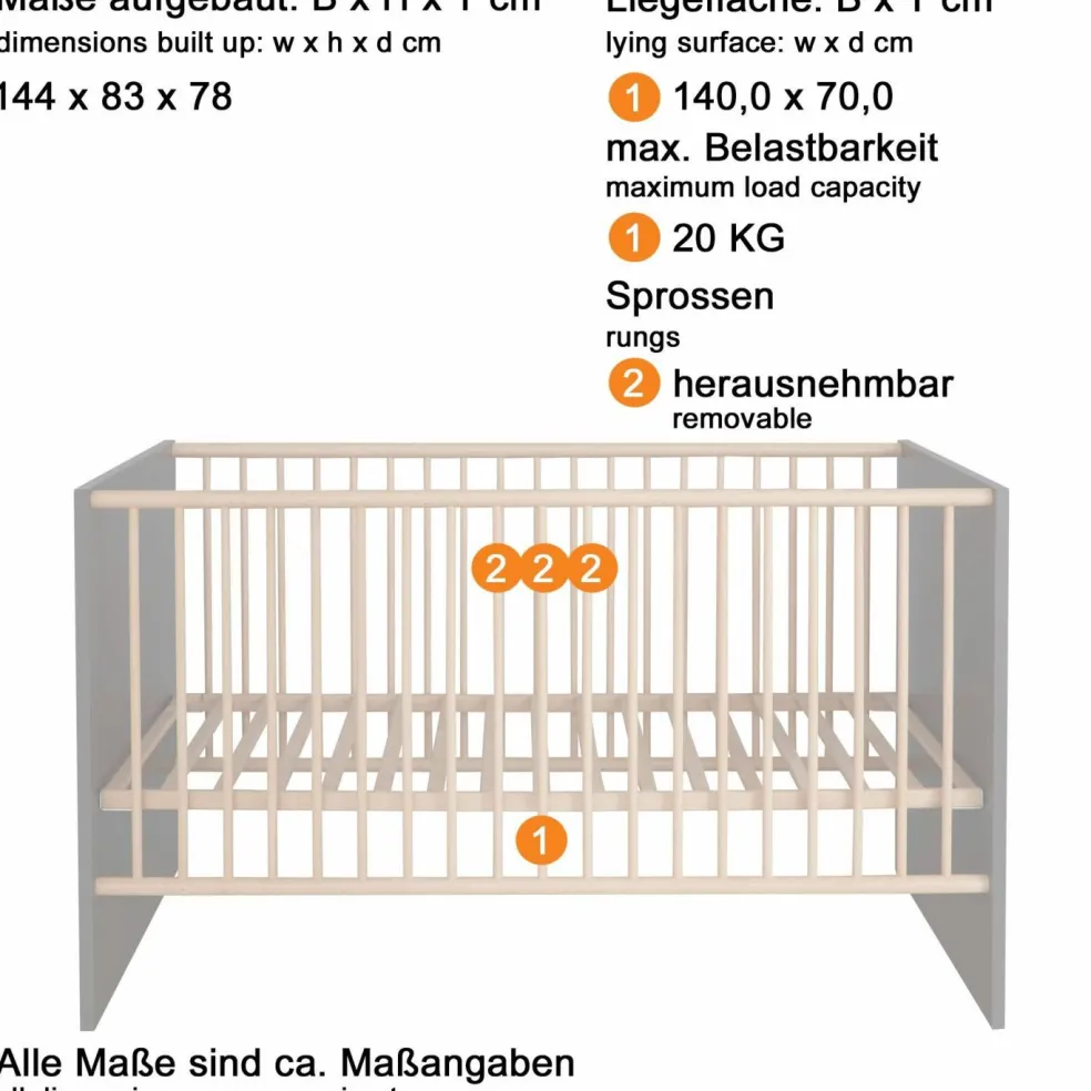 Lit de bébé MATS
