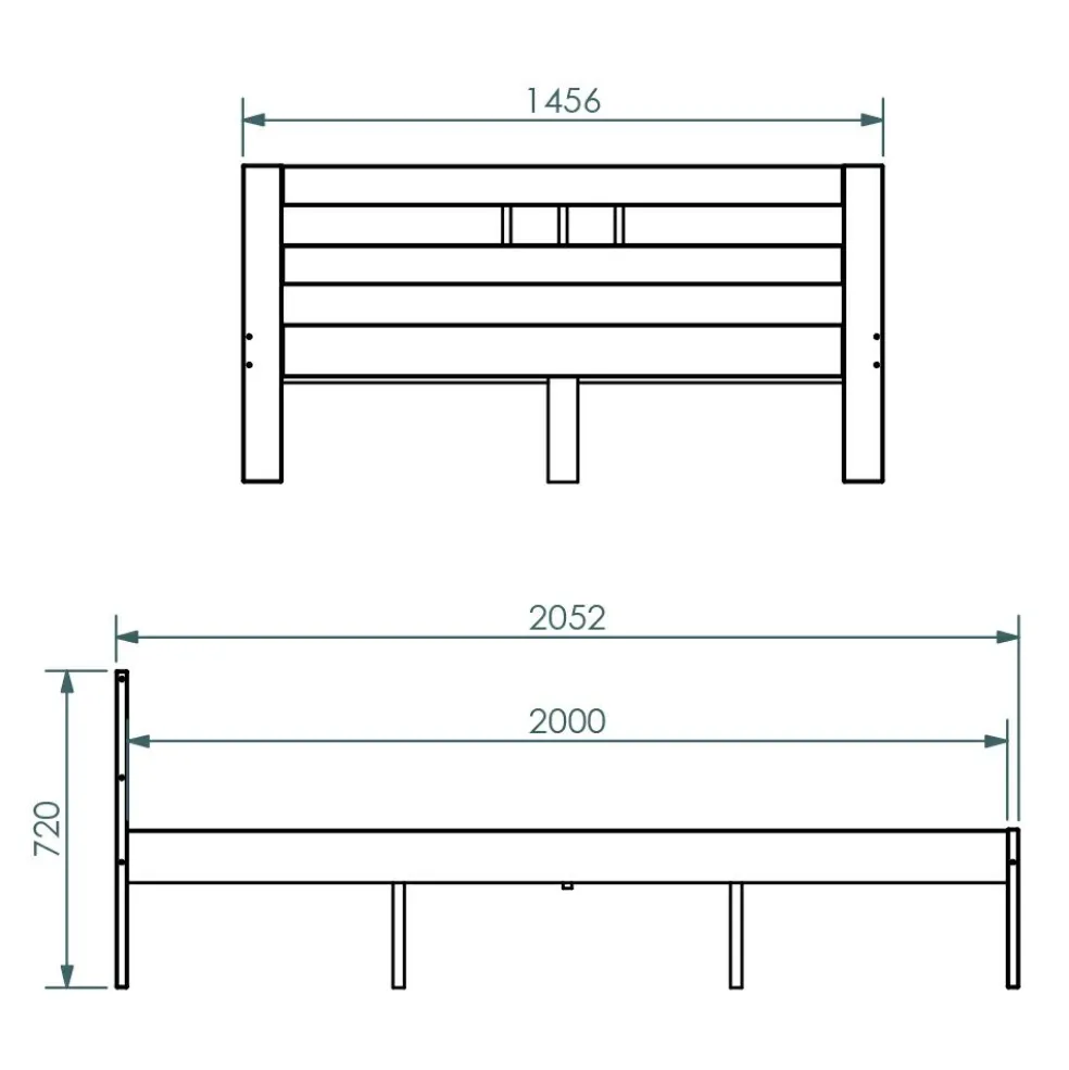 Lit double FANA 140x200