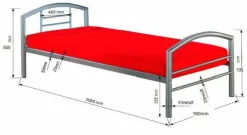 Formwell Lits Simple|Lits En Métal<Lit en métal CHICAGO