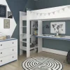Lit mezzanine avec commode SMOOZY 29a