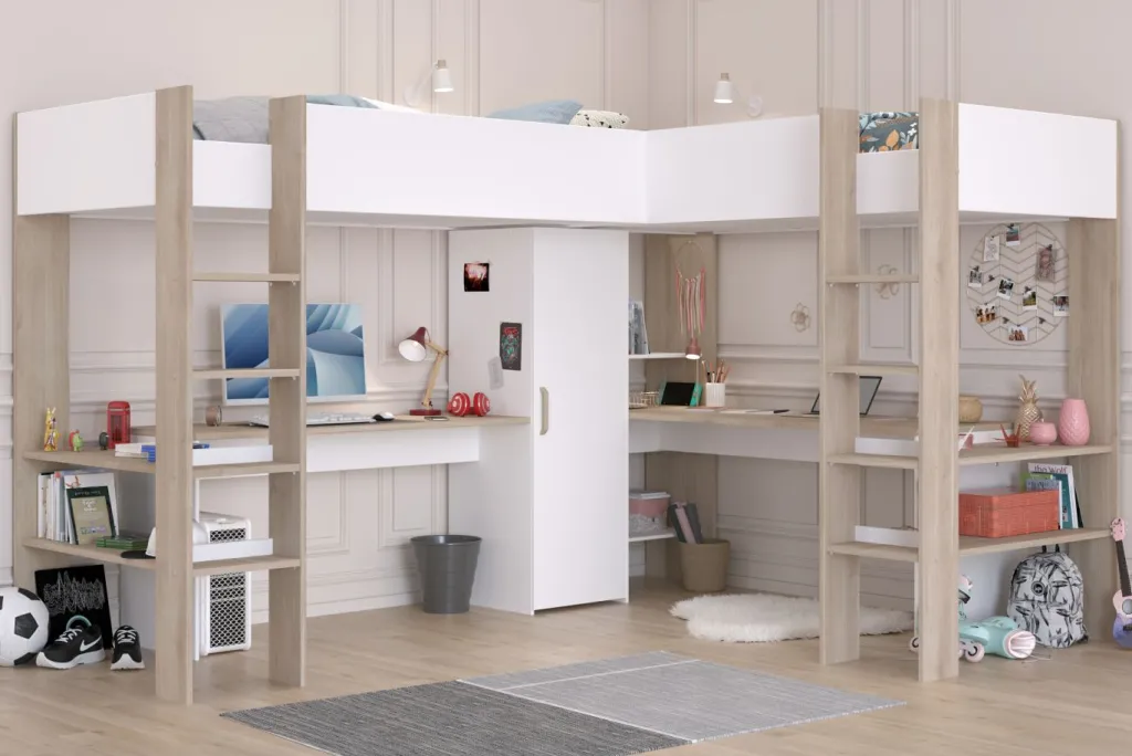 Enfant Parisot Lits Mezzanine|Lits Pour Enfants Et Adolescents<Lit mezzanine CLEVELAND