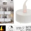 Lot de 4 bougies chauffe-plats LED LED
