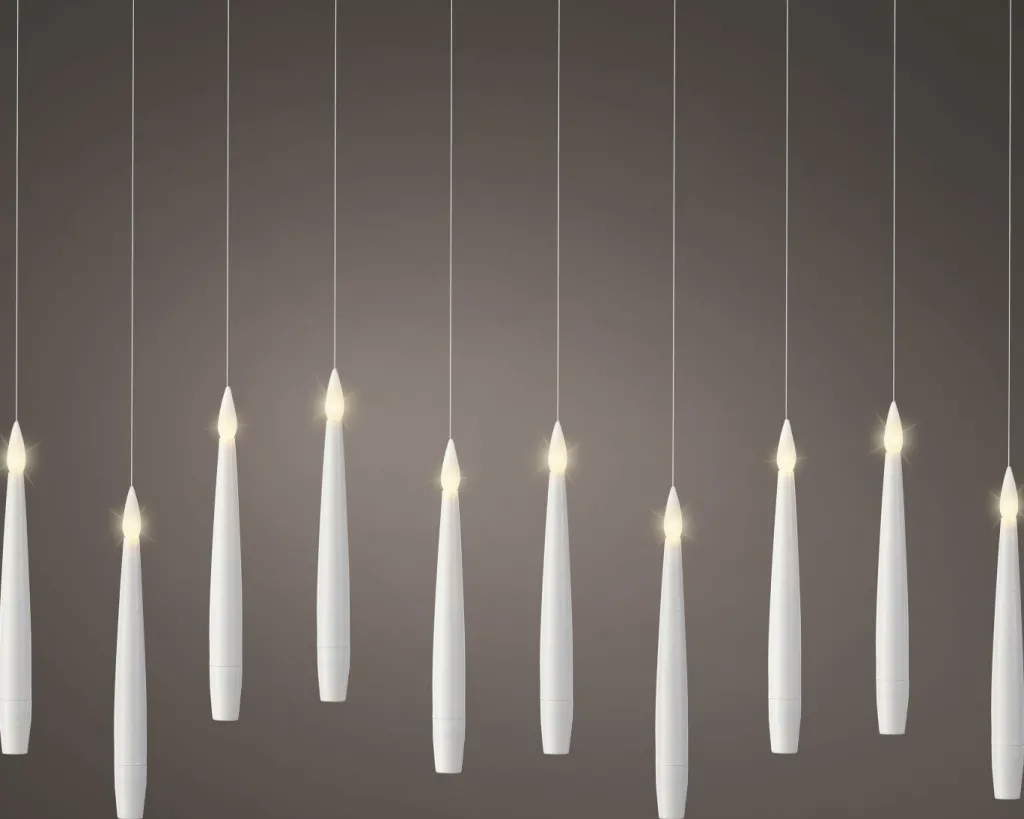 Kaemingk Bougies<Lot de 10 bougies LED suspendues LED