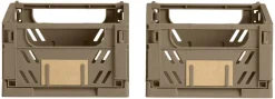 Schou Company Boîtes Pliantes|Boîtes<Lot de 2 caisses pliables ton marron DAY