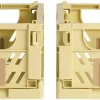 Lot de 2 caisses pliables ton jaune DAY