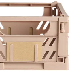 Lot de 2 caisses pliables ton sable DAY