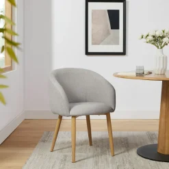 Salesfever Chaises À Accoudoirs|Chaises 4 Pieds<Lot de 2 chaises 367490