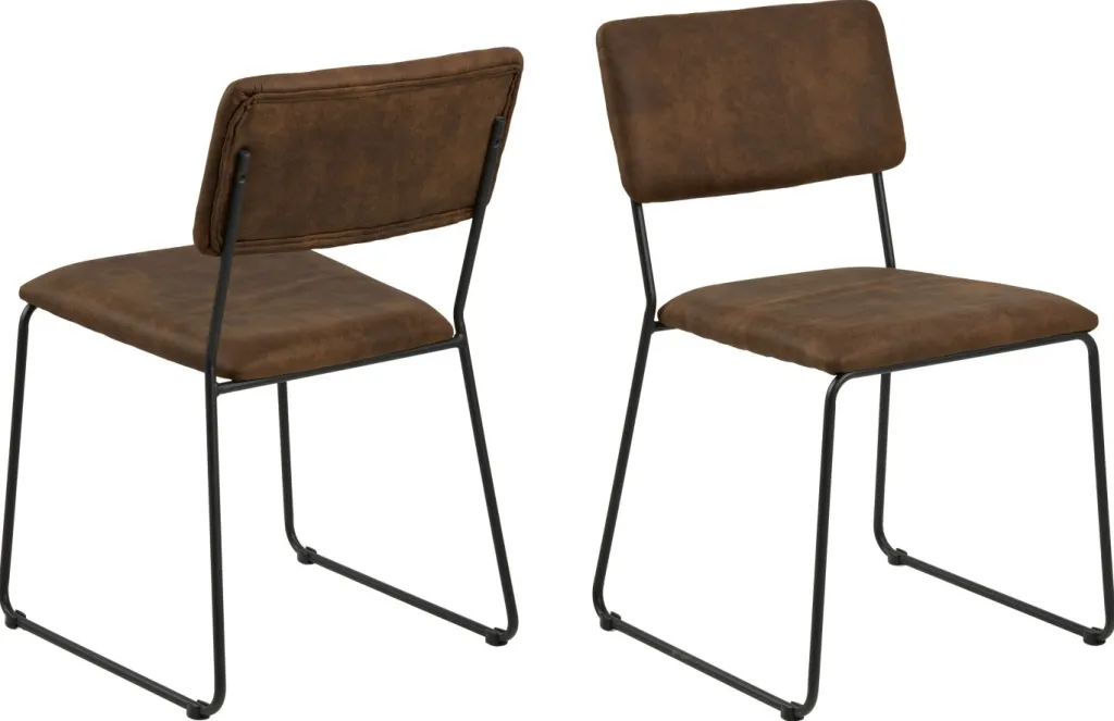 Actona Chaises Rembourrées<Lot de 2 chaises CORNELIA