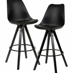 Lot de 2 chaises de bar CHIANG MAI