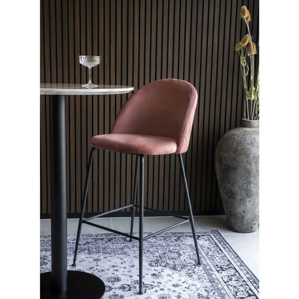 Lot de 2 chaises de bar LAUSANNE