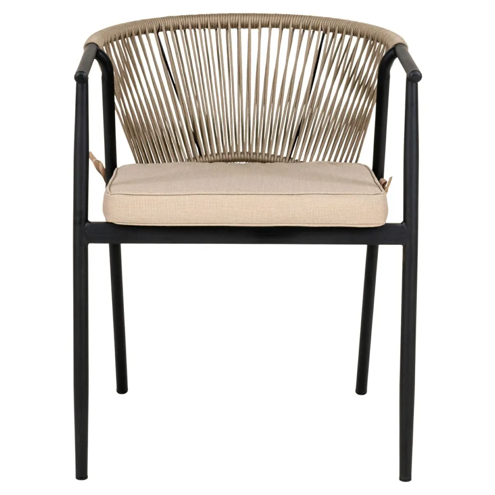 Lot de 4 chaises de jardin NAPOLI