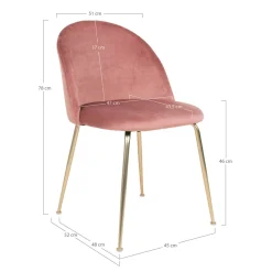 House Nordic Chaises Rembourrées|Chaises 4 Pieds<Lot de 2 chaises GENEVE