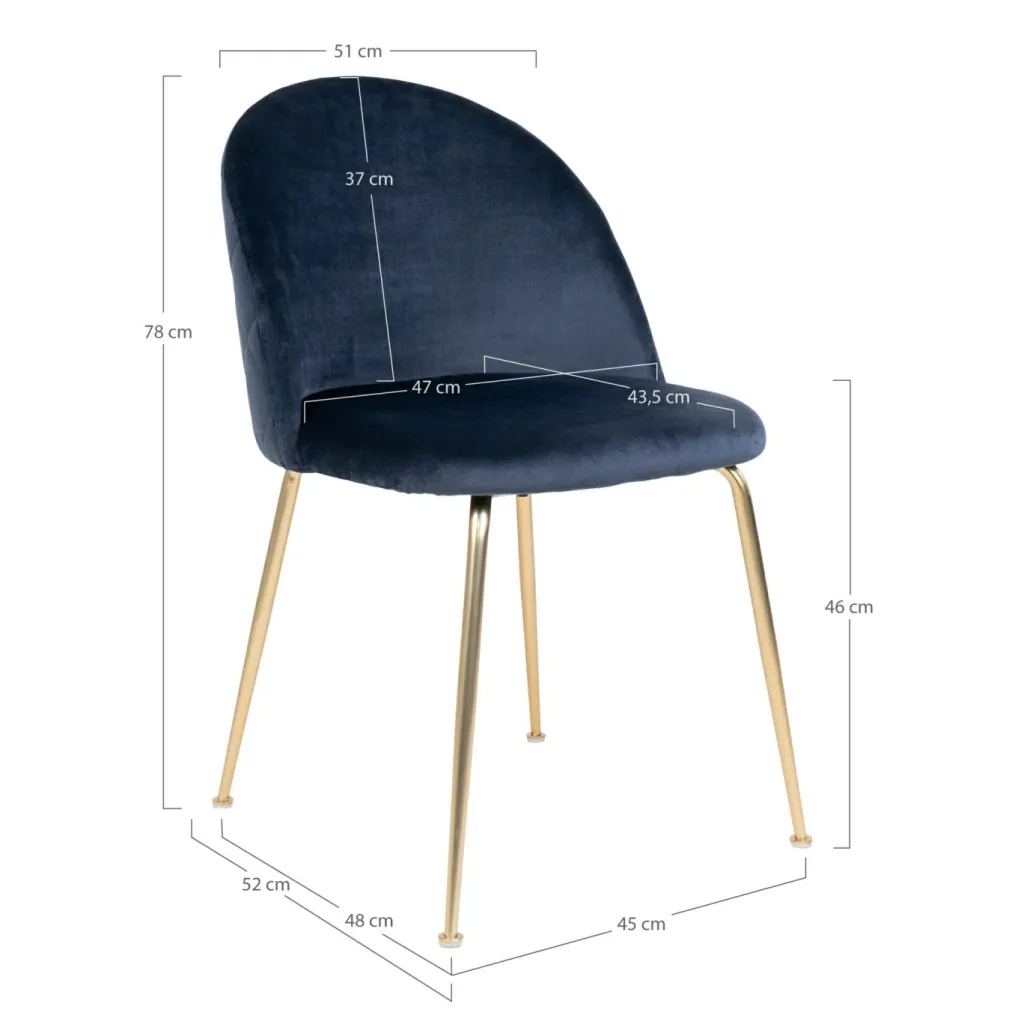 House Nordic Chaises Rembourrées|Chaises 4 Pieds<Lot de 2 chaises GENEVE