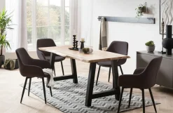 Salesfever Chaises À Accoudoirs|Chaises 4 Pieds<Lot de 2 chaises KUSAMBA