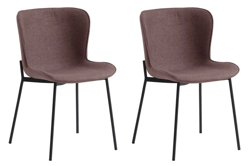 Salesfever Chaises Rembourrées|Chaises 4 Pieds<Lot de 2 chaises LUMAJANG