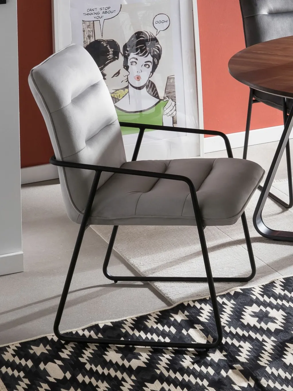 Möbilia Chaises Rembourrées<Lot de 2 chaises MECHELEN