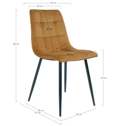 House Nordic Chaises Rembourrées|Chaises 4 Pieds<Lot de 2 chaises MIDDELFART