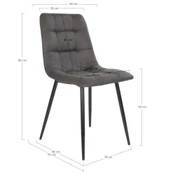 Lot de 2 chaises MIDDELFART