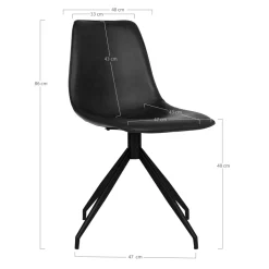House Nordic Chaises 4 Pieds|Chaises Rembourrées<Lot de 2 chaises MONACO